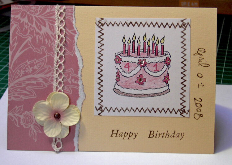 Happy Birthday card - Friend