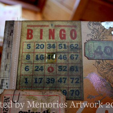 40th bday card Bingo card