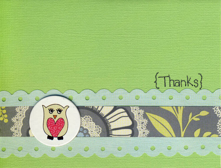 Thank you card for Mom