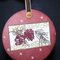group of 3 altered CD ornaments  Rusty Pickle and Daisy D's