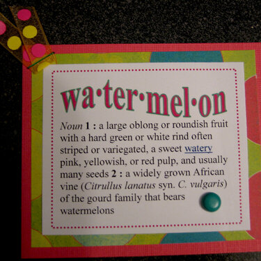 Watermelon defination