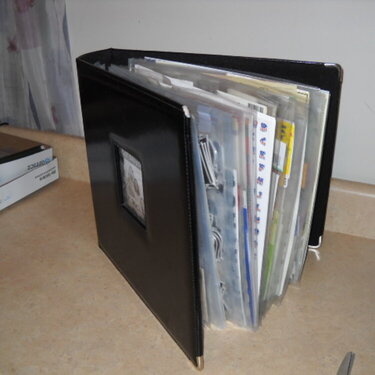 12 x 12 embellishment 3 ring binder