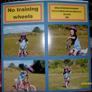 No training wheels 1