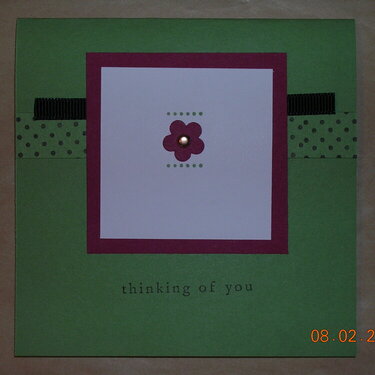 Thinking of You mini card