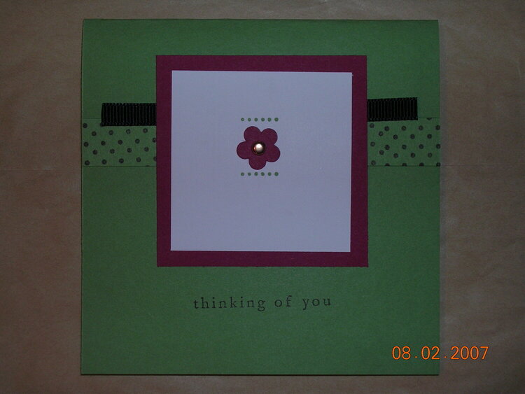 Thinking of You mini card