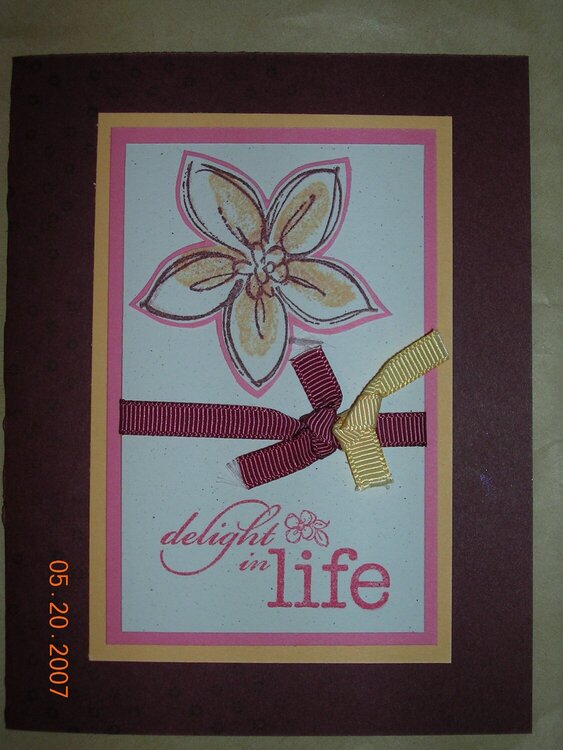 Delight In Life Card