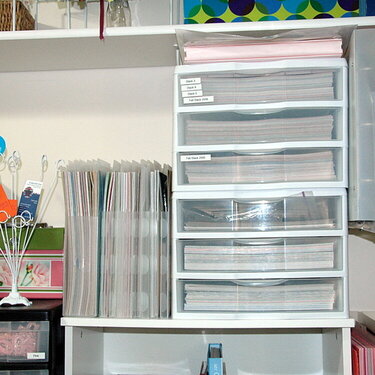 More Pattered Paper Storage