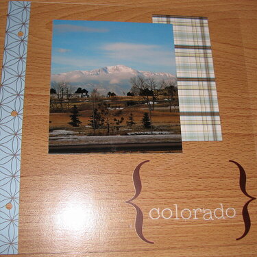Colorado 2007- Acrylic Page