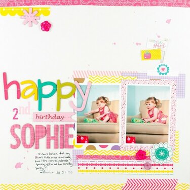 Happy 2nd Birthday Sophie