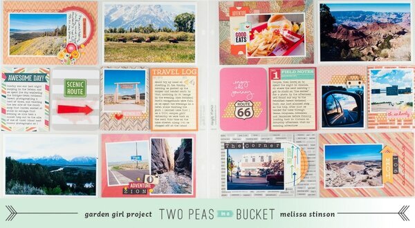 Project Life - One 6x6 Pad, Two Vacation Layouts