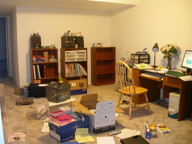 My Scrapbook Area - Work In Progress April 2005