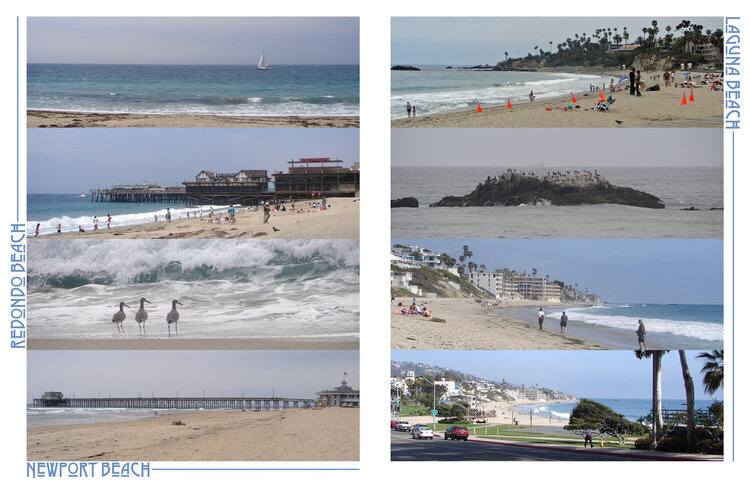 California - beaches (pt2, 2 pgs)
