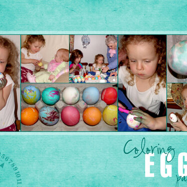 Coloring Eggs, part 2