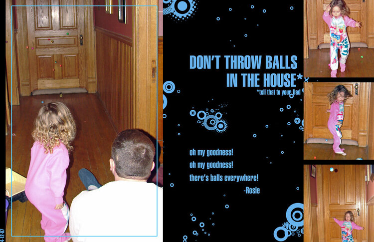 Don&#039;t Throw Balls in the House (2pgs)