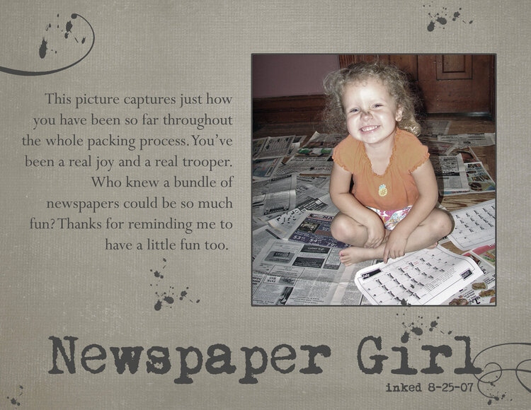 Newspaper Girl