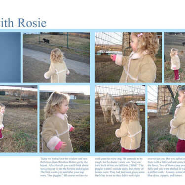 a walk with Rosie (2 pgs)