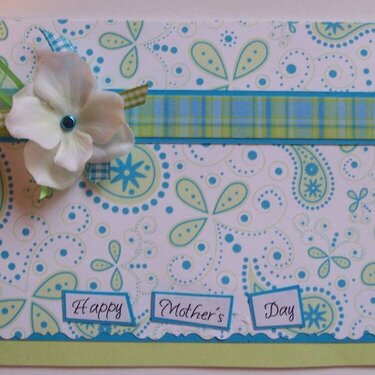 Mother&#039;s Day Paisley Card