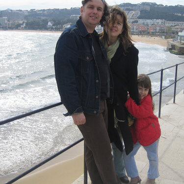 Family in S&#039;Agaro, La Costa Brava. Catalunya
