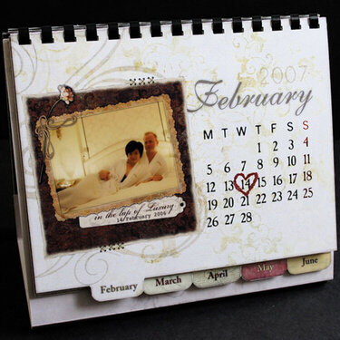 My CraftyCalendar 2007 - Feb