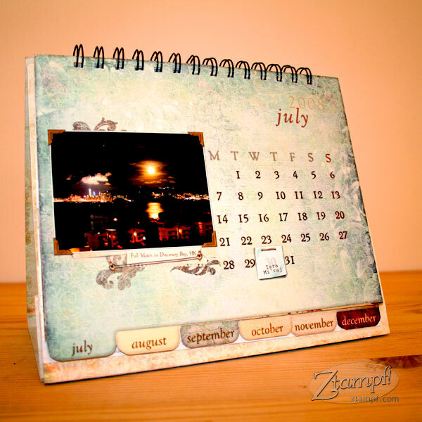 My CraftyCalendar 2008 L-Size (Jul)