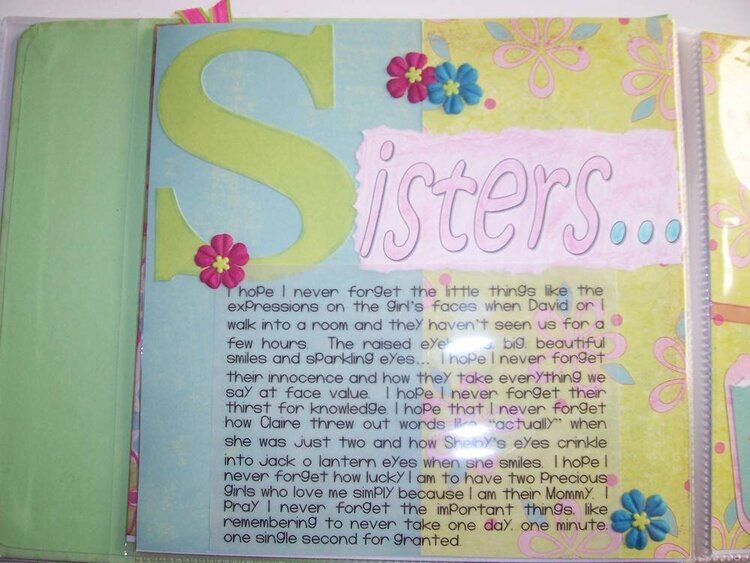 My LO for Anissa&#039;s cj &amp;quot;I Hope I Never Forget...&amp;quot;