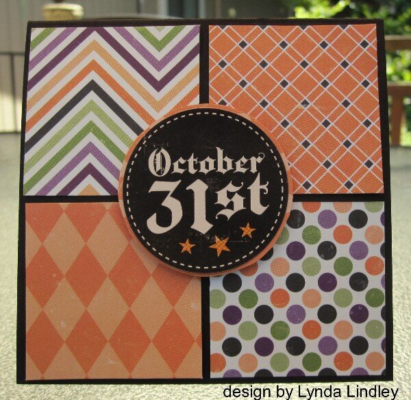 October 31st card by Lynda