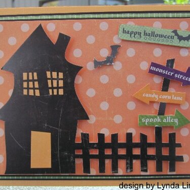 Happy halloween card by Lynda