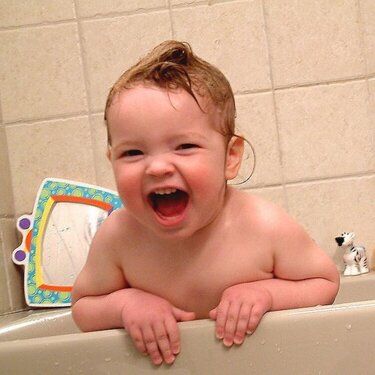 Youngest tub time