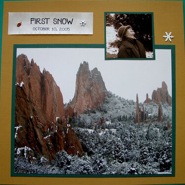 First Snow - left