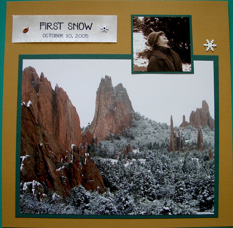 First Snow - left