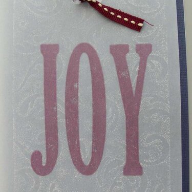 Technique Tuesday JOY card