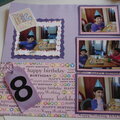8th birthday page