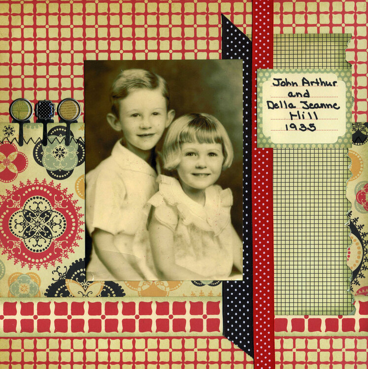 John and Della 1935 -- Old Page Maps Week #4