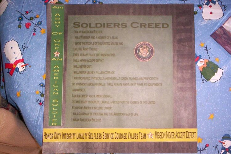 Soldiers Creed