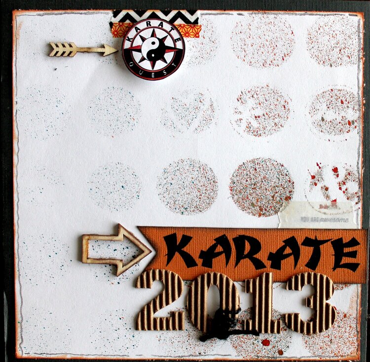 Karate Album~Title Page