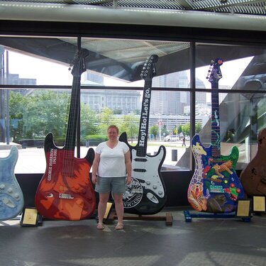 Guitars at Rock and Roll Hall of Fame