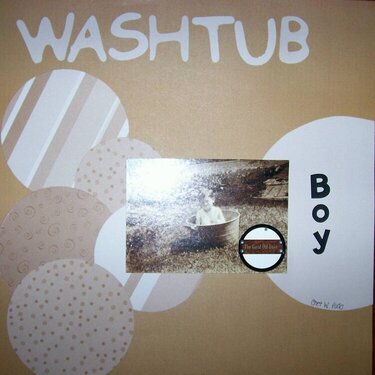 Washtub Boy