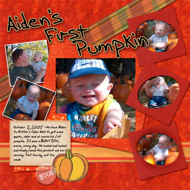 Aiden - 1st Pumpkin - Digital