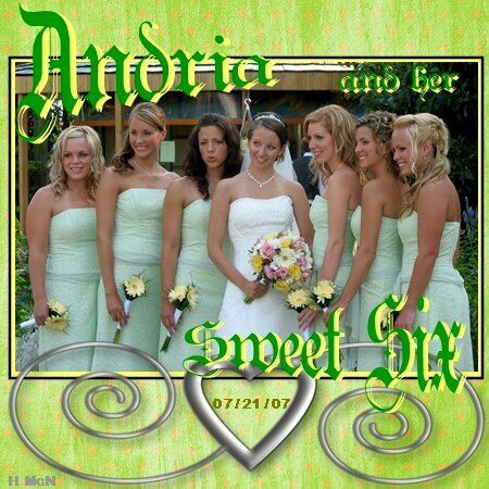 Andria and her Sweet Six