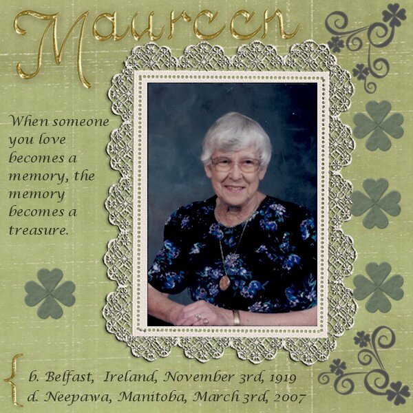 Maureen, In Memory