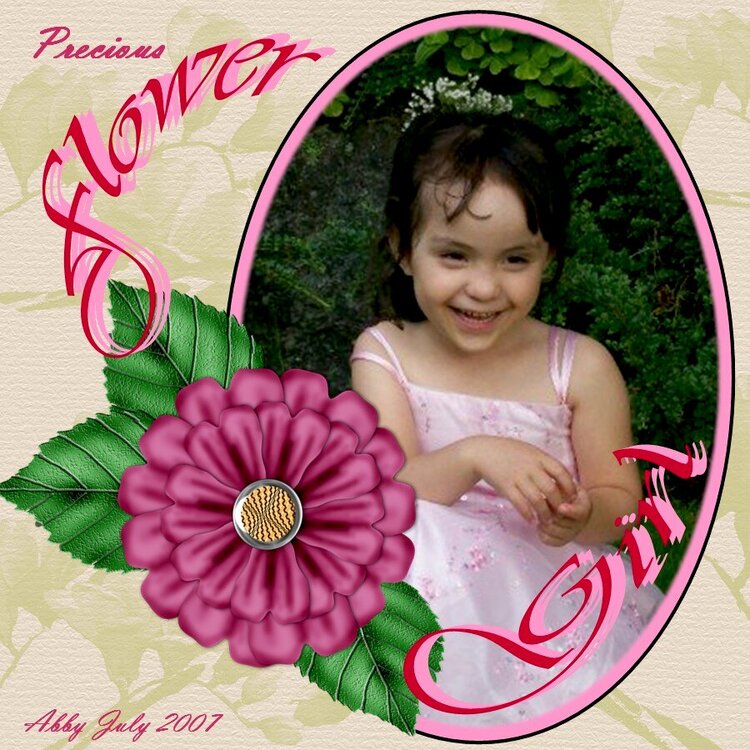 Precious Flower Girl
