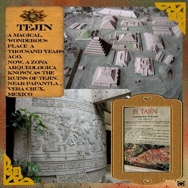 Ruins of Tejin-scale model