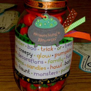 Halloween Candy Jar