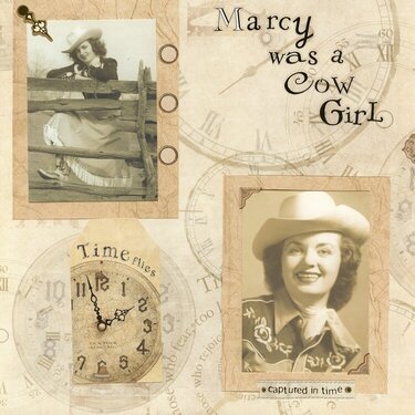 Marcy was a cowgirl