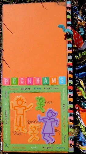 Family Journal Back Side *New Around the Block Memory Trends Release*