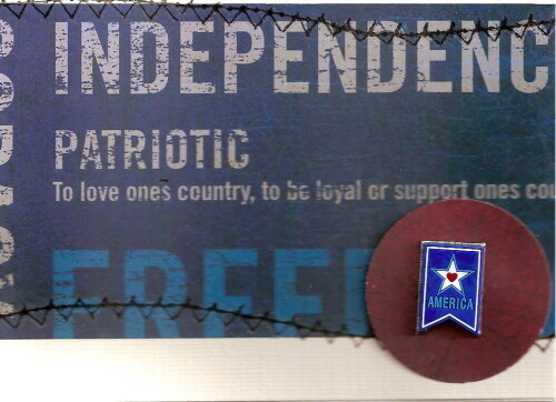 Independence Card *New Around the Block Patriotic Line*