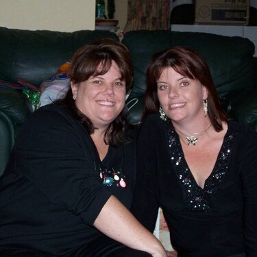 My sister and I Christmas Eve 2005