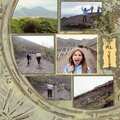 Mt Vesuvio visiting and vacationing family in Italy