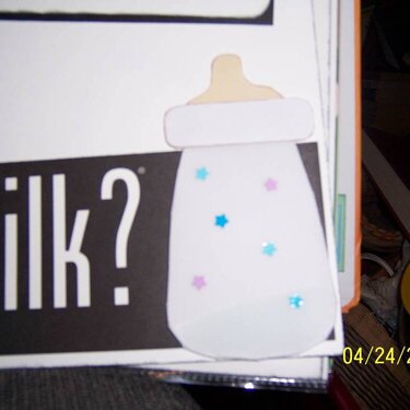 Sue&#039;s scrapbook - Got milk shaker bottle
