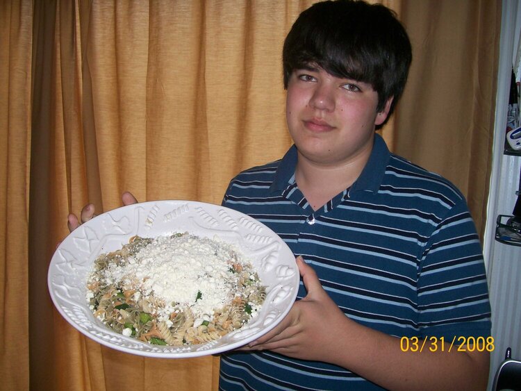 My Son and his Pasta